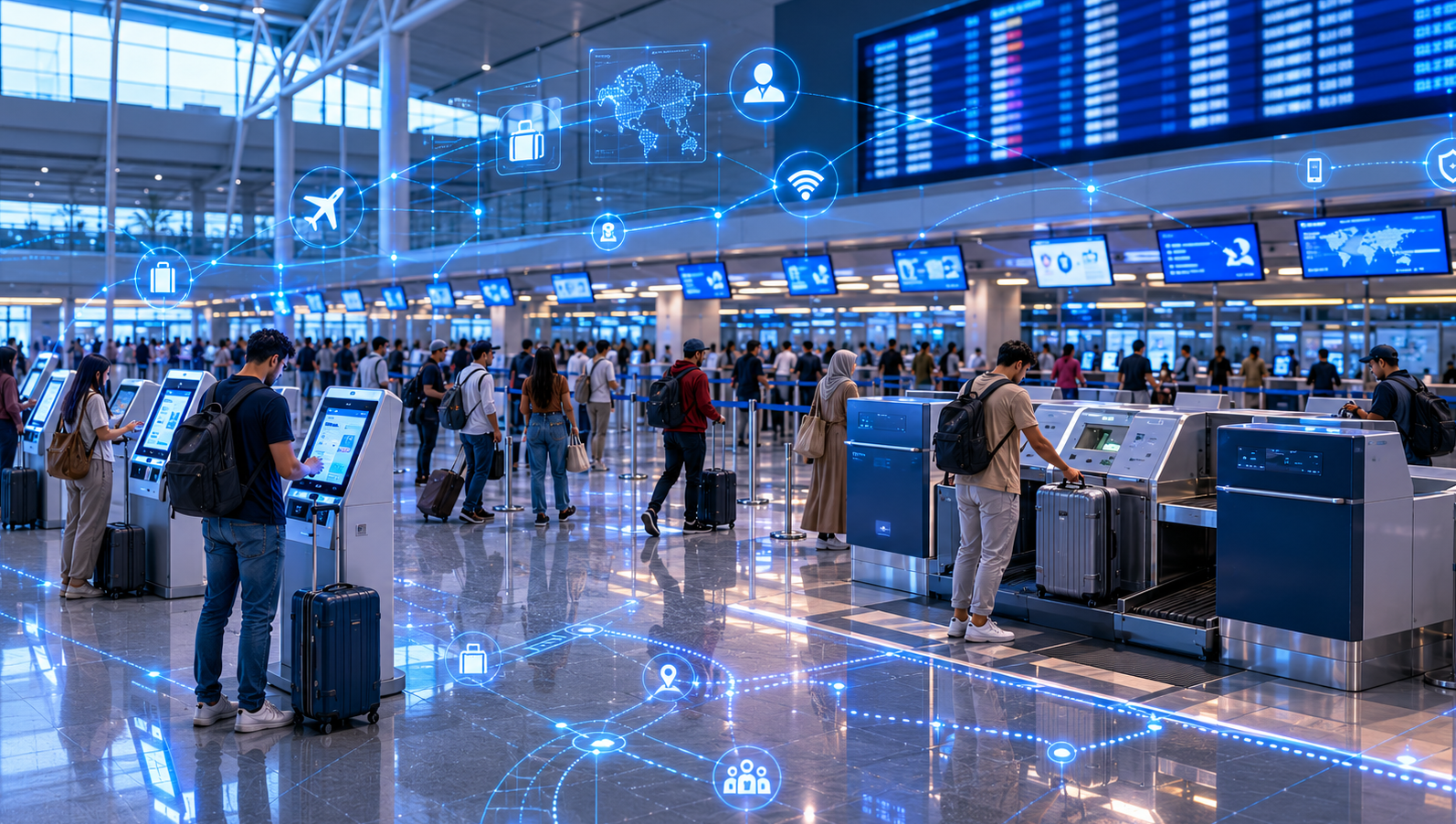 Passenger departure and airport IT operations